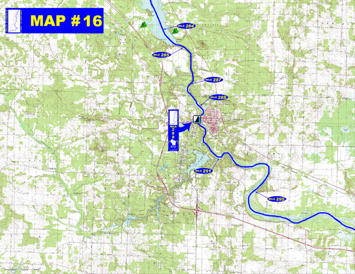 Map 16 Upper Dells To Pine Island State Wildlife Area